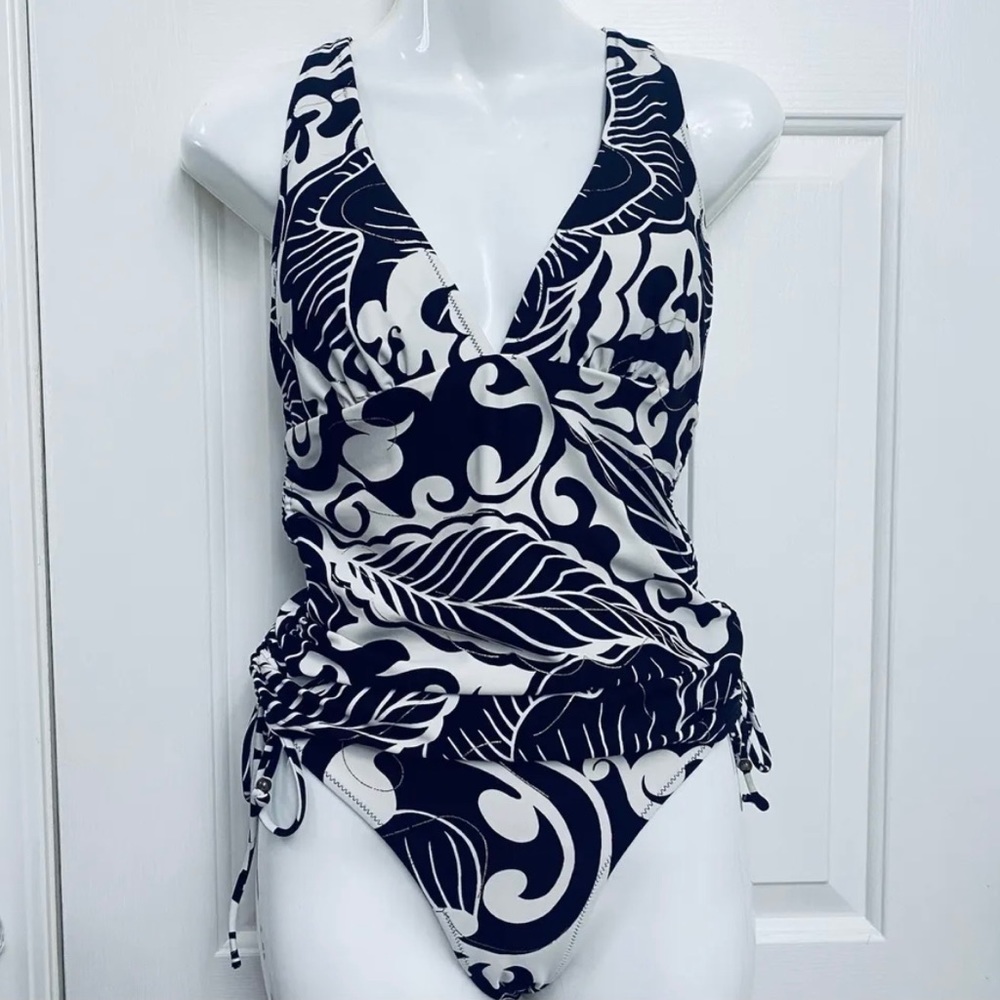 Lea Gottlieb 2 PC Tankini Bathing, Swim Suit, Fashion Designer Suit Size US 10